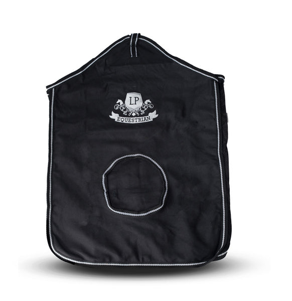 Equestrian Horse Product. Black Hay Bag