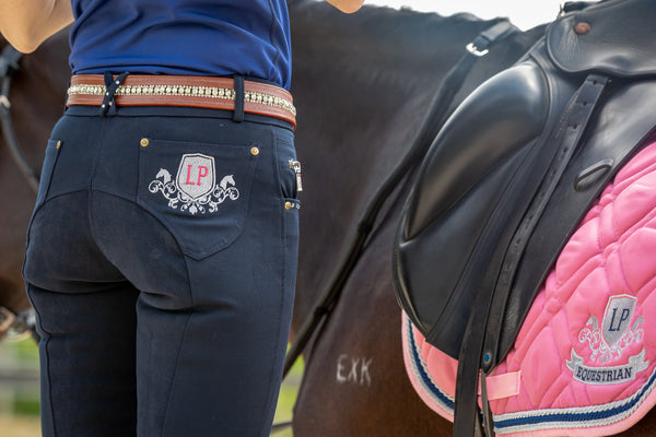Ladies Suede Riding Breeches