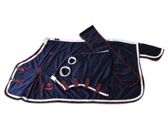 Equestrian Horse Product. Deluxe Show Rug and Hood Set