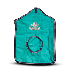 Equestrian Horse Product. Turquoise Hay Bag