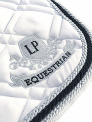 Equestrian Horse Product. White Dressage Saddle Pad